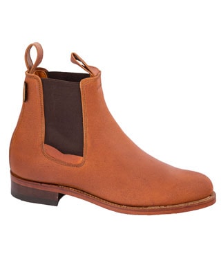 Bota Moldeada elástico ternera natural