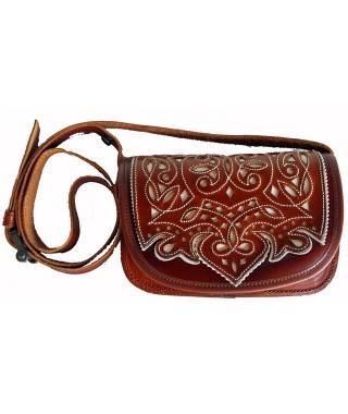 Bolso Tapa Picado Blanco