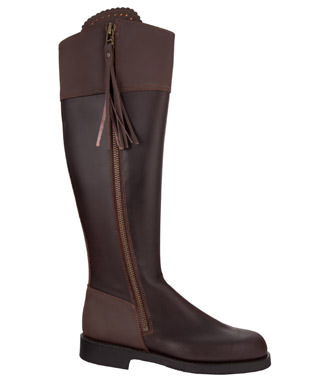 Bota Kate Cuero Engrasado marrón