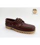 Zapato Nautico Caramelo vista lateral exterior