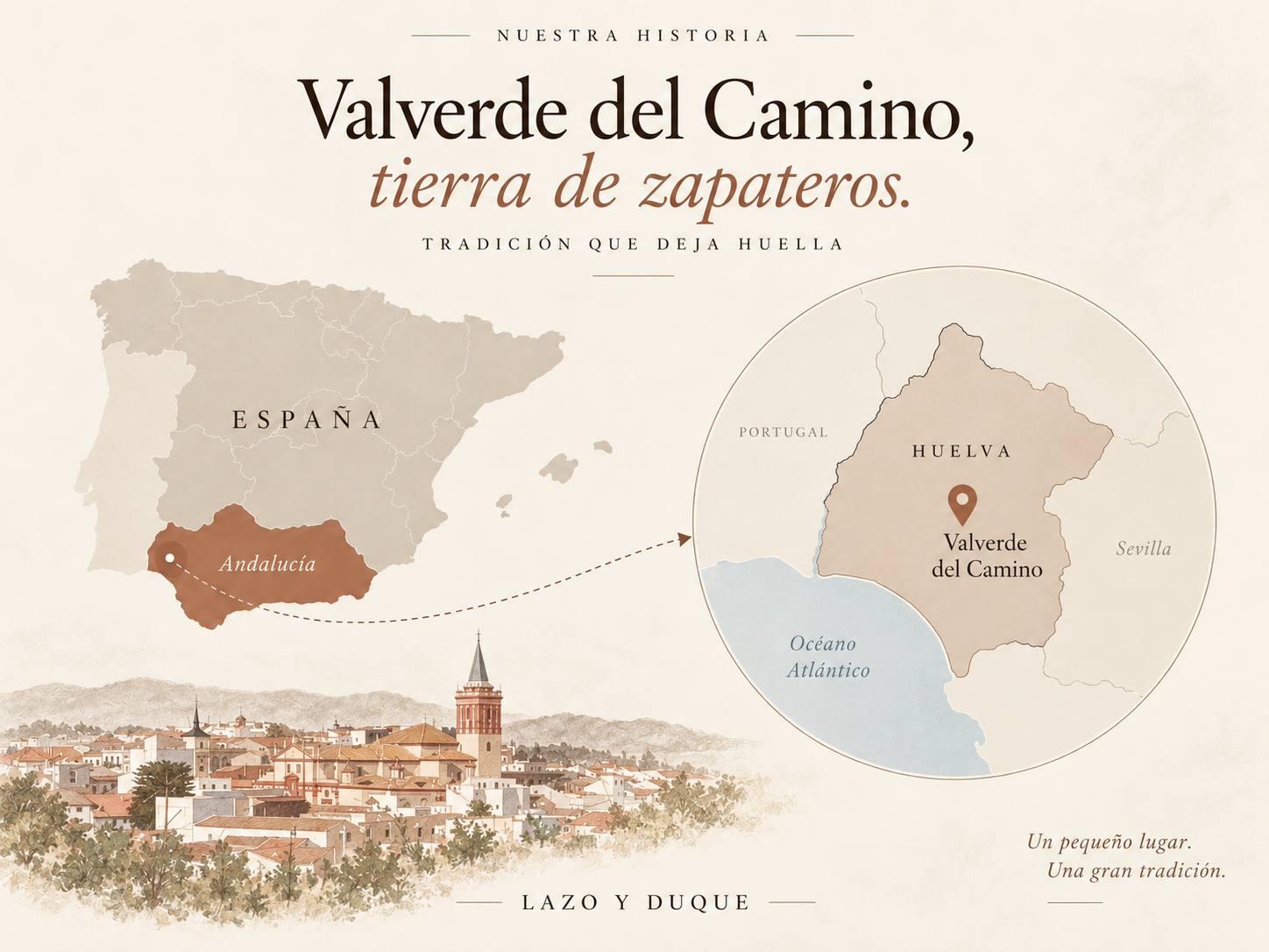 Ubicación de Valverde del Camino en Huelva, Andalucía
